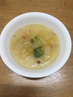 冬瓜とセロリの簡単スープ-レシピのメイン写真