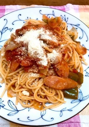 お昼ゴハンに…簡単スパゲティナポリタン-レシピのメイン写真