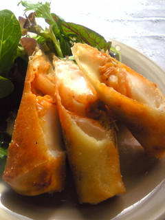 簡単♪お餅とキムチーズの春巻き-レシピのメイン写真