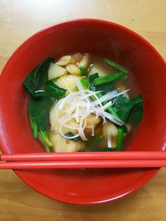 懐かしい母の味 すいとん-レシピのメイン写真