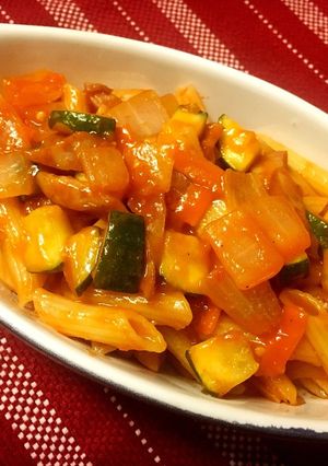 野菜たっぷりペンネ-レシピのメイン写真