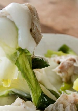 レンジで簡単旨い！ネギ塩豚もち-レシピのメイン写真