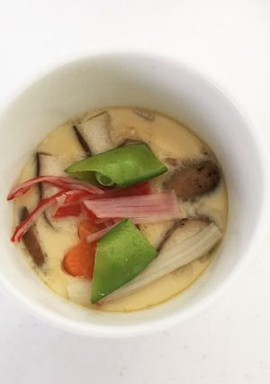 失敗しない 豆乳で茶碗蒸し-レシピのメイン写真