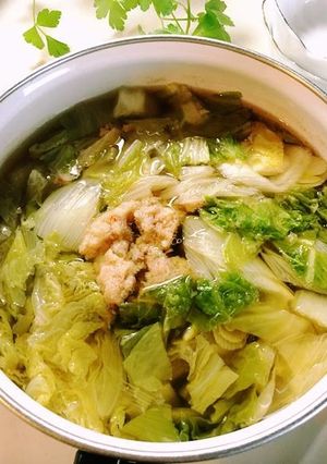 カニ缶で★白菜たっぷり醤油鍋-レシピのメイン写真