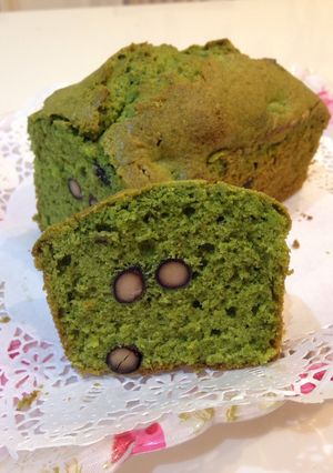 黒豆入り抹茶のパウンドケーキ-レシピのメイン写真