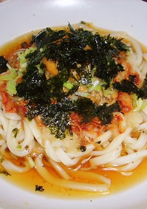 元気納豆キムチうどん-レシピのメイン写真