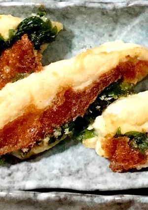ササミとシソのチーズカリカリ焼き-レシピのメイン写真