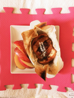 簡単焼きりんご+フレンチトースト-レシピのメイン写真