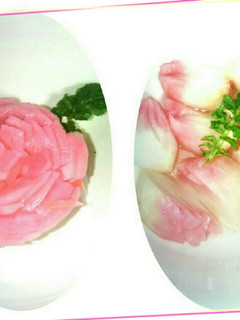 かぶの薔薇・花びら甘酢漬け-レシピのメイン写真