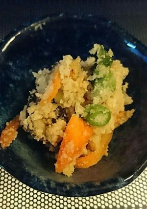 鶏そぼろリメイク！レンチンで卯の花-レシピのメイン写真