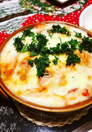 トマトクリームチキンポテトグラタン-レシピのメイン写真