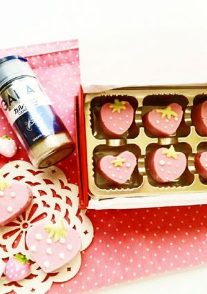 バレンタイン♡いちごショコラ-レシピのメイン写真