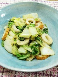 あと一品!レンジで白菜と竹輪のごま和え☆-レシピのメイン写真