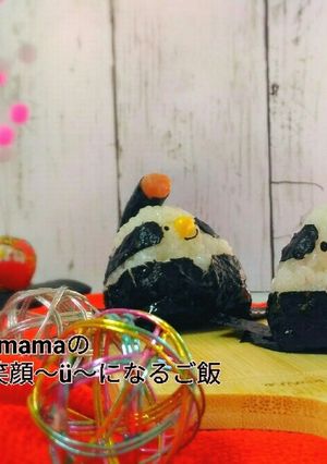 三角おにぎりde殿様おにぎり！？キャラ弁-レシピのメイン写真