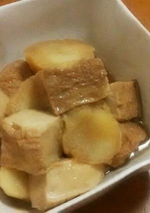 じゃがいもと厚揚げの煮物。-レシピのメイン写真