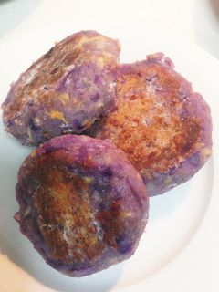 さつまいもと鮭の簡単お焼き-レシピのメイン写真