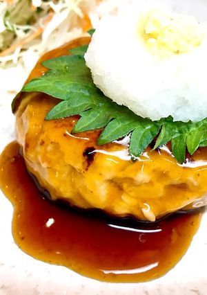 大豆と鶏肉のヘルシーハンバーグ♪-レシピのメイン写真