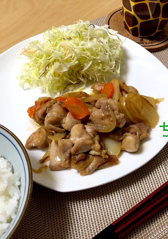鶏と野菜の炒め物-レシピのメイン写真