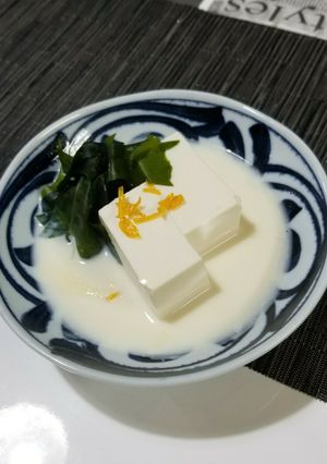 レンチン 豆乳の温豆腐-レシピのメイン写真
