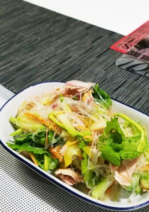 カブの葉入ツナ春雨サラダ-レシピのメイン写真