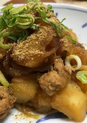 【フライパン】味濃い目の肉じゃが-レシピのメイン写真
