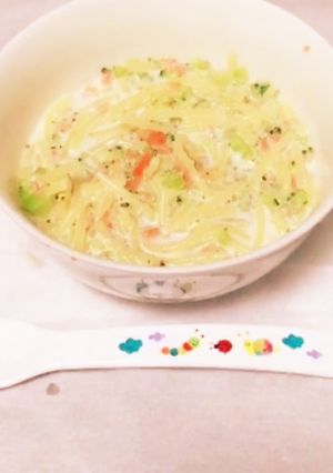 1歳からの鮭とブロッコリーのミルクパスタ-レシピのメイン写真