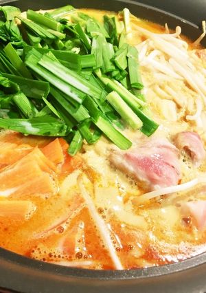 簡単♪エバラが美味しい♪坦々ごま豆乳鍋-レシピのメイン写真