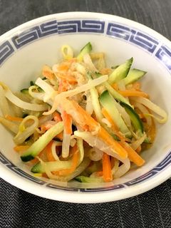 もやしとツナの中華サラダ〈やよい会〉-レシピのメイン写真