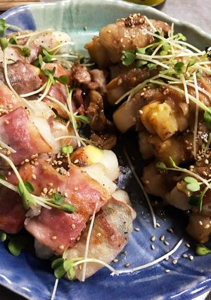 余った餅の豚しそチーズ巻き ポン酢味で-レシピのメイン写真