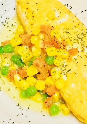 塩バター&野菜ミックス☆プレーンオムレツ-レシピのメイン写真