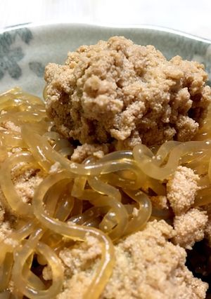 タラの子としらたきの煮付け-レシピのメイン写真
