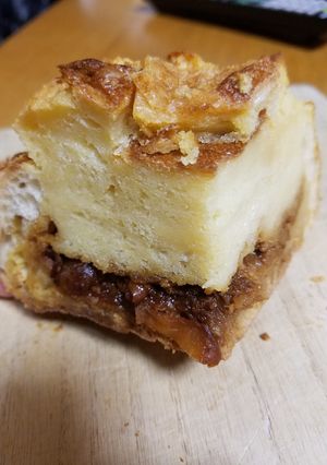 お皿も食べれるパンプディング-レシピのメイン写真