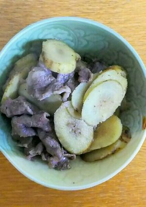ごぼうと牛肉の甘辛煮-レシピのメイン写真