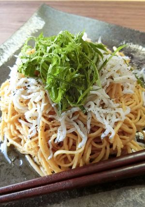 【糖質制限】超簡単!麺つゆ青しそパスタ-レシピのメイン写真