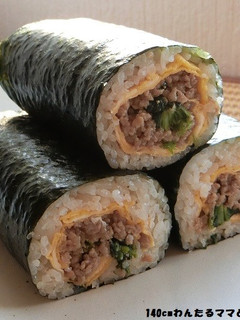 そぼろの簡単恵方巻き♪-レシピのメイン写真