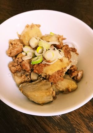 応用！豚ひきオイスターの里芋煮♪-レシピのメイン写真
