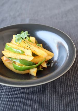 ［時短ピーマン じゃが芋 カレー炒め ］-レシピのメイン写真