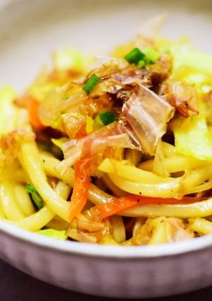 時短焼きうどん！-レシピのメイン写真