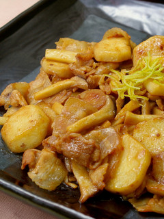 ご飯がすすむ☆里芋と豚肉のサクサク炒め物-レシピのメイン写真