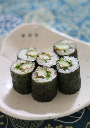 大葉みそと胡瓜の細巻-レシピのメイン写真
