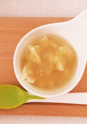 ☆離乳食☆お豆腐の玉ねぎ餡かけ-レシピのメイン写真