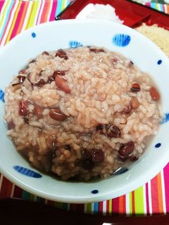 小正月に簡単小豆粥-レシピのメイン写真