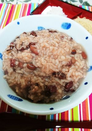 小正月に簡単小豆粥-レシピのメイン写真