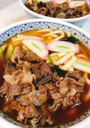 満足のいく肉うどん-レシピのメイン写真
