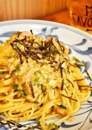 トロトロがたまらん♪ツナと卵の和風パスタ-レシピのメイン写真