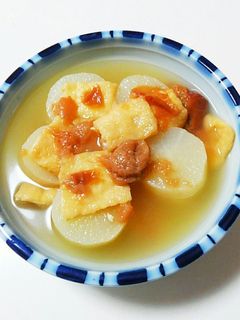 大根とあげの煮物梅風味-レシピのメイン写真