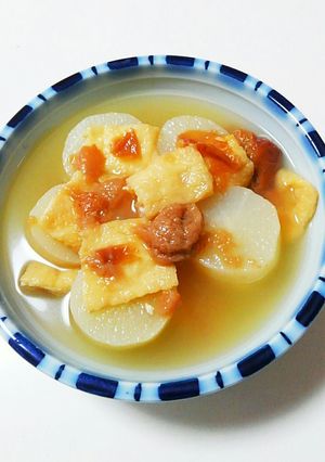 大根とあげの煮物梅風味-レシピのメイン写真