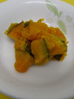 学校給食 かぼちゃの甘煮-レシピのメイン写真