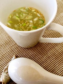 さっと簡単!焼肉屋のネギ塩スープを再現-レシピのメイン写真