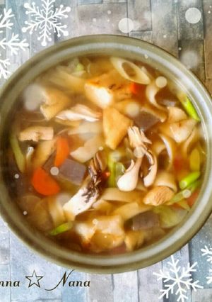 おっきりこみうどん鍋-レシピのメイン写真